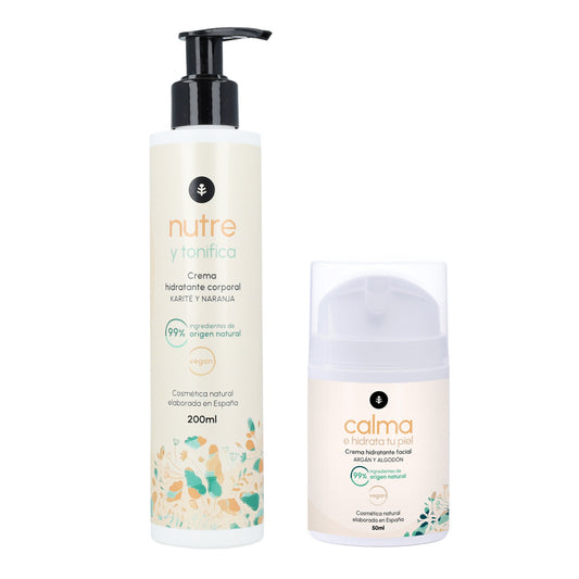Planeta Huerto facial + body moisturising cosmetics pack