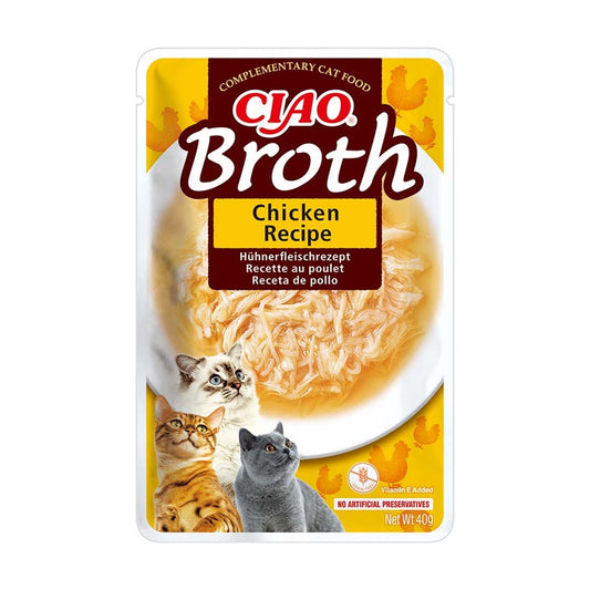 Churu Broth pouch Kyckling i buljong 40 g