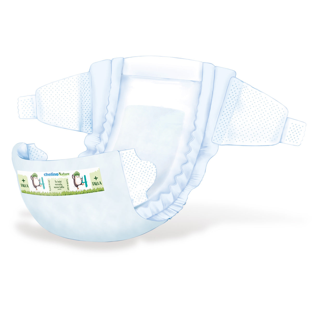 6-pack blöjor T4 9-15 kg Chelino Nature 34 st