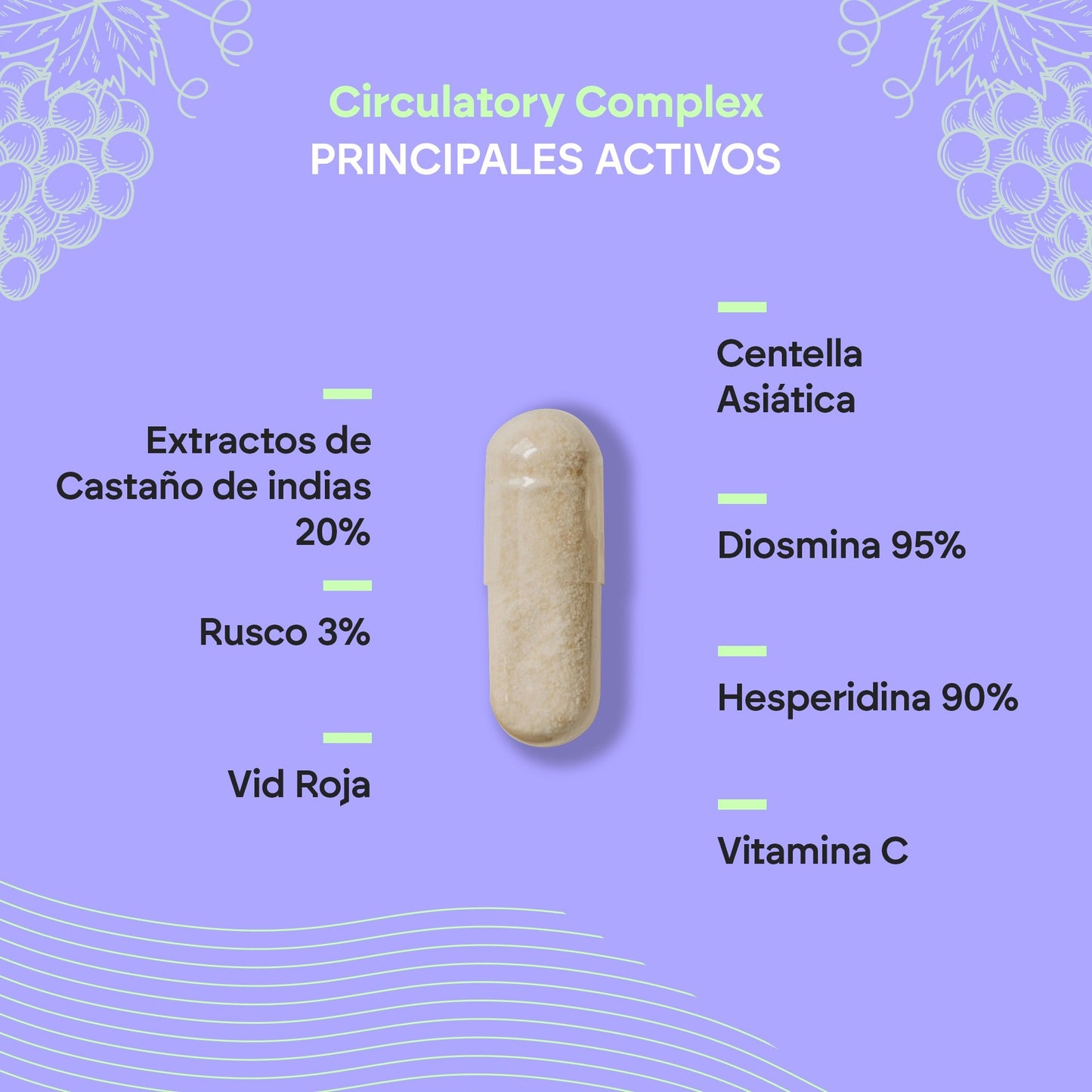 Nutralie Circulatory Complex mit Diosmin und Hesperidin 60 Kapseln