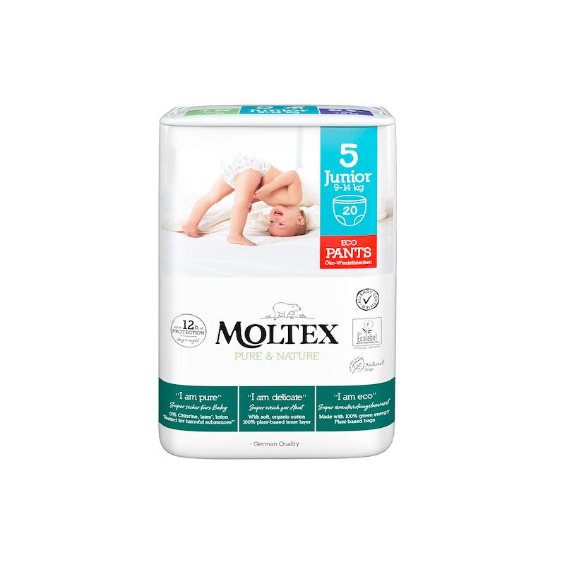 SPECIAL PROMOTION Moltex Pure & Nature T5 Nappies (9-14 kg), 40 units