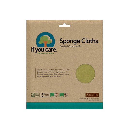 Panni superassorbenti If you care 5 pezzi