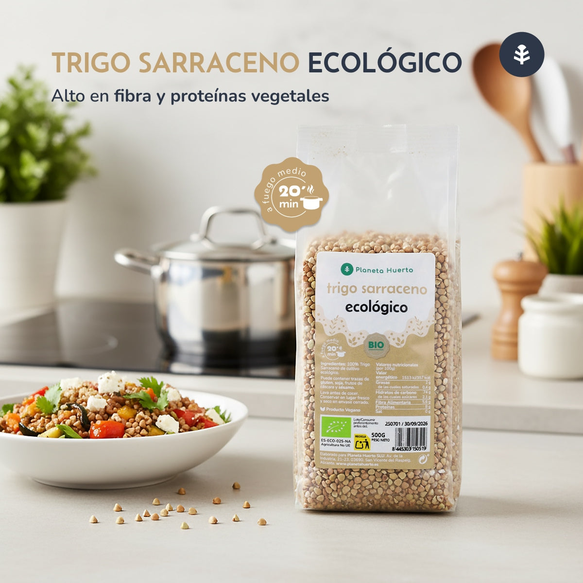 Bovete ECO Planeta Huerto 500 g
