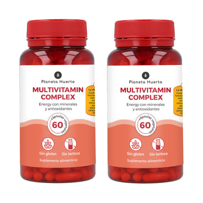 Confezione da 2 Multivitamin Complex Planeta Huerto 60 capsule