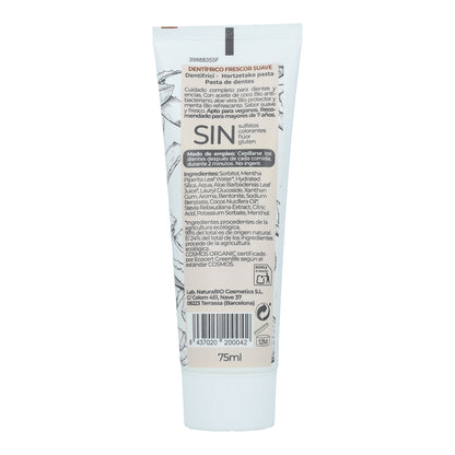 Dentifricio freschezza delicata Aloe Vera e Cocco Bio NaturaBio 75 ml