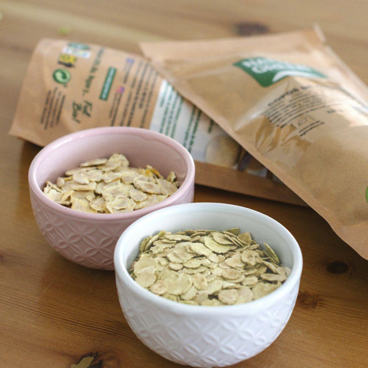 Biologische kikkererwtenvlokken Naturgreen 225 g