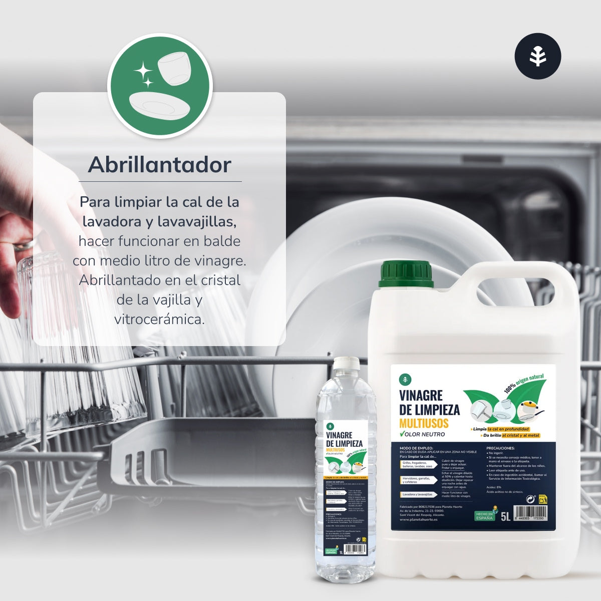 Vit rengöringsvinäger 5L Planeta Huerto