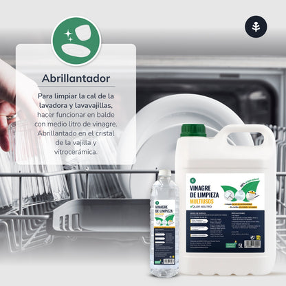 Vit rengöringsvinäger 1L Planeta Huerto