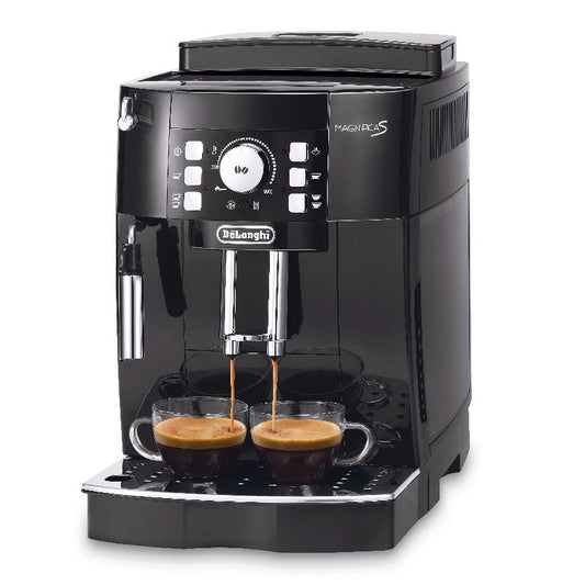 Macchina da caffè superautomatica Delonghi Magnifica S ECAM21.117.B con sistema Cappuccino e macinacaffè incorporato (ricondizionata)