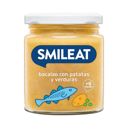 Pack of Smileat organic meat and fish jars, 4 x 230 g