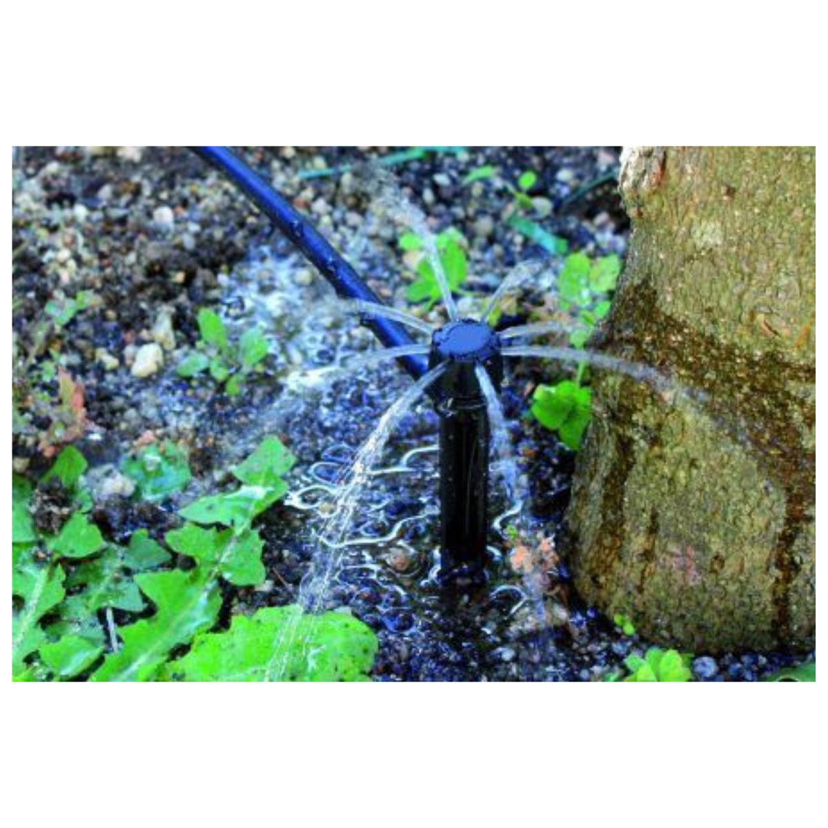 Justerbar droppställning 0-70 l/h med insats Planeta Huerto 25 enheter