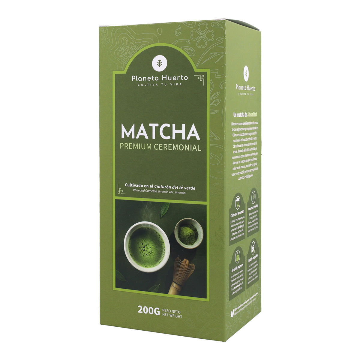 Matcha-Tee Premium-Zeremonienqualität Planeta Huerto 200 g