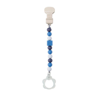 Pacifier clip (with pacifier clip) Doukidou Pink-White