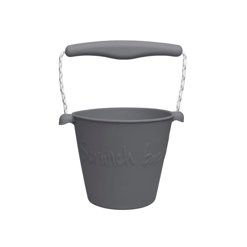 Secchiello da spiaggia in silicone Scrunch Rosa pastello