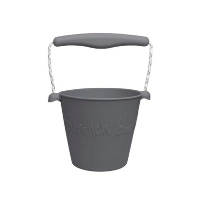 Secchiello da spiaggia in silicone Scrunch Rosa pastello