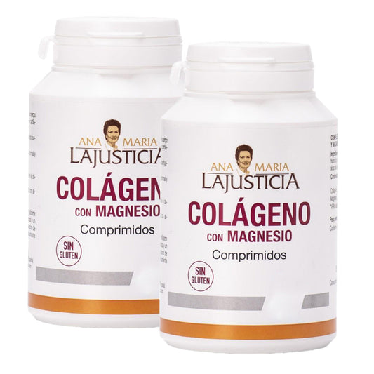 Pack x2 Collagène avec magnésium Ana María La Justicia 180 comprimés
