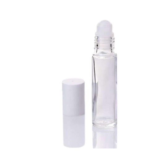 Transparenter Roll-on-Behälter aus Glas, 10 ml. Camassia