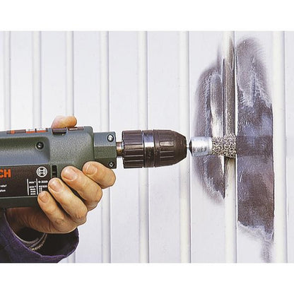 Metallbürste für Bohrer, Sechskantschaft 1/4" (6,35 mm) Ø 25 mm