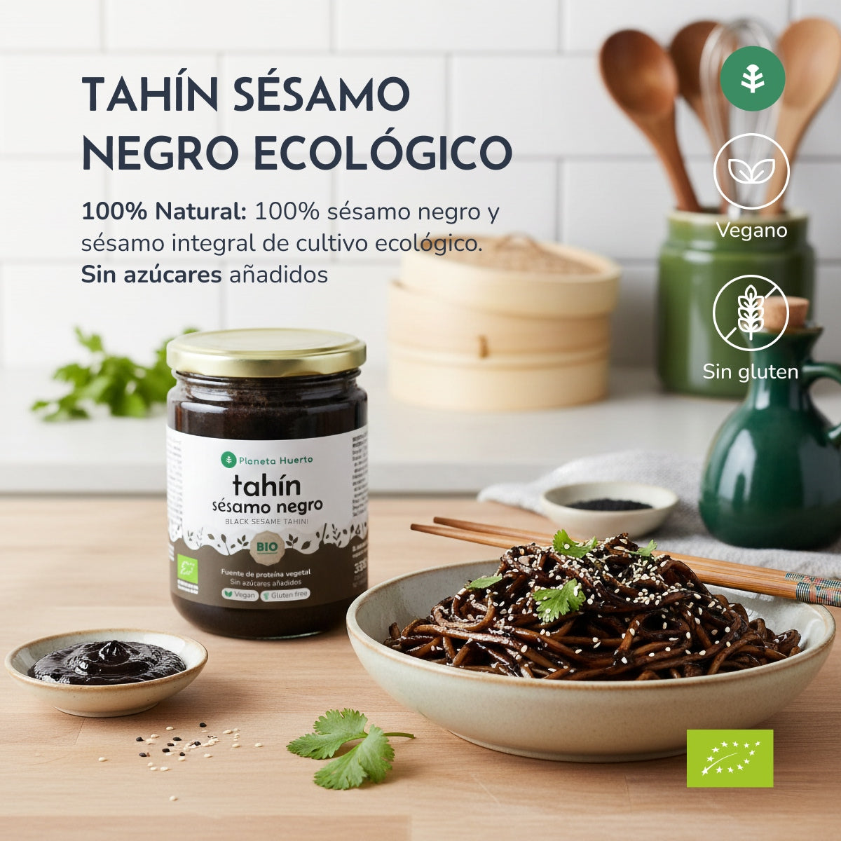 Tahini au sésame noir ECO Planet Garden 350 g