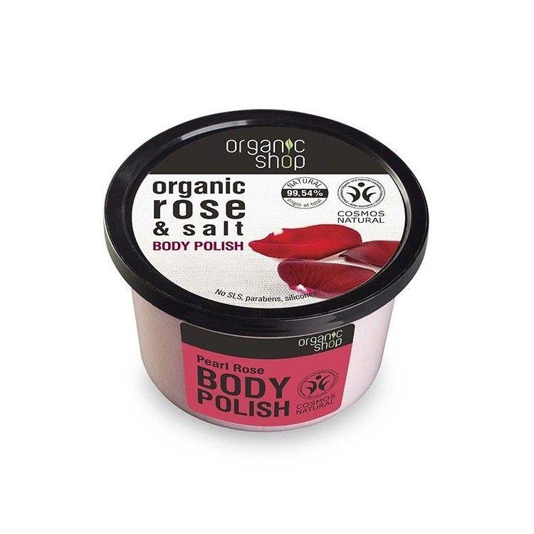 Esfoliante corpo schiumoso Perla Rosa Organic Shop 250 ml