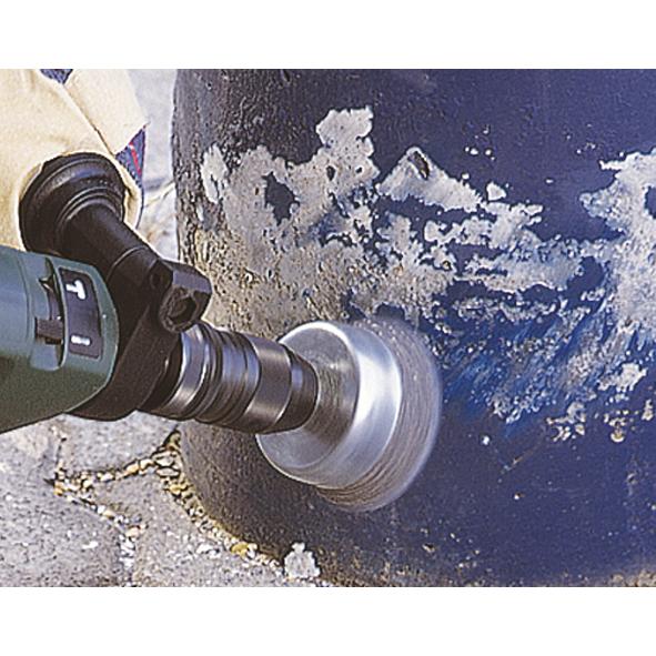 Metallbürste für Bohrmaschine mit Sechskantschaft 1/4" (6,35 mm) Ø 75 mm