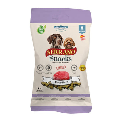 Serrano Snack di manzo per cani 100 g