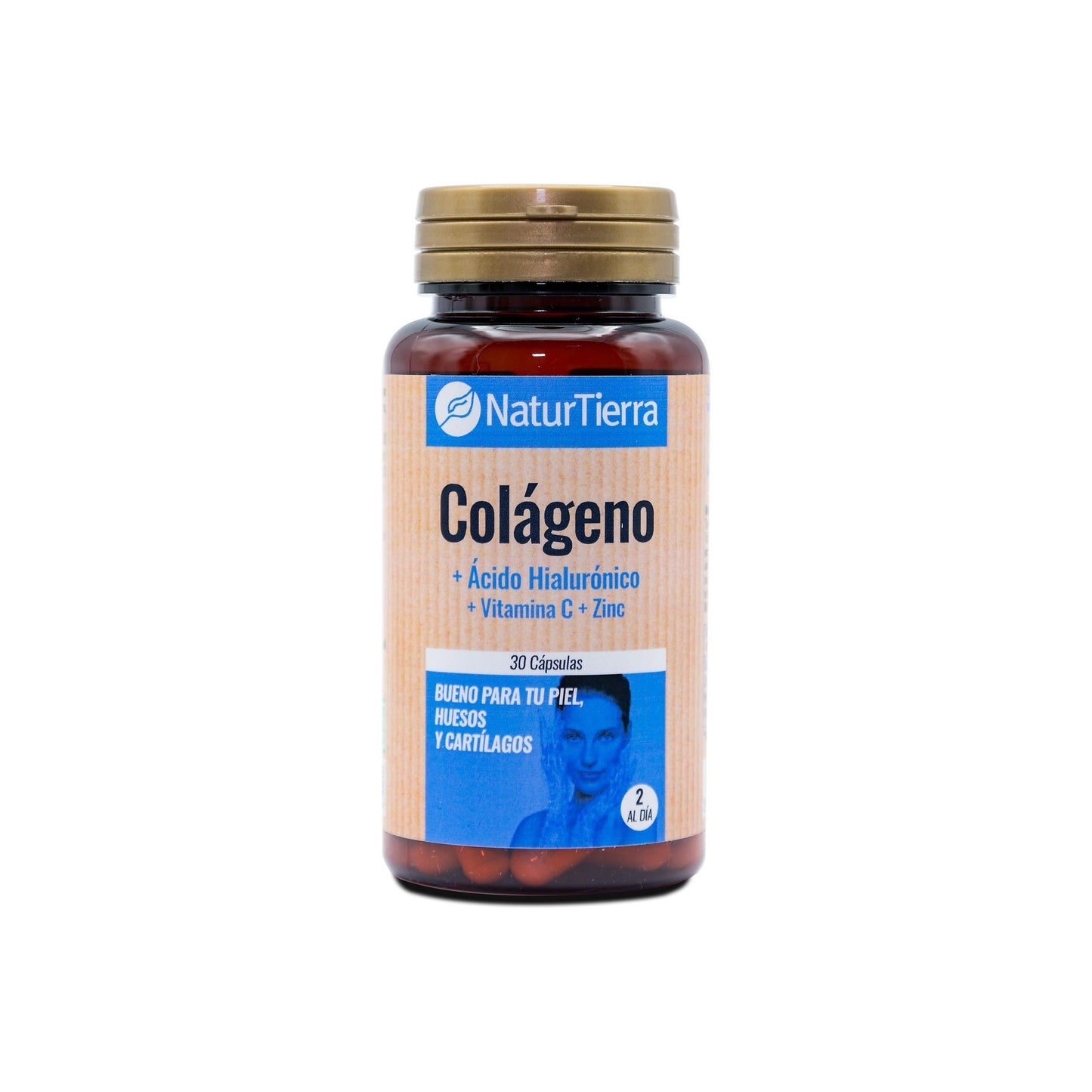 Collagen + Hyaluronic Acid + Vitamin C + Zinc, 30 capsules NaturTierra