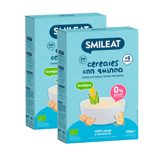2-pack glutenfri gröt med quinoa Smileat, 200 g