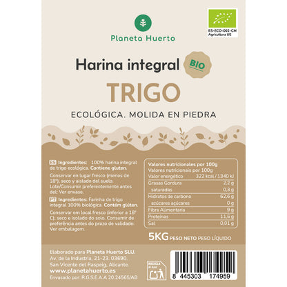 Fullkornsvetemjöl Eco Planet Garden 5 Kg