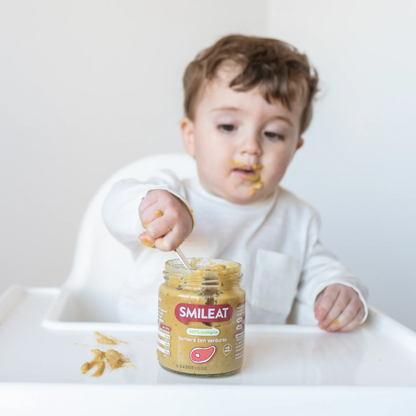 Smileat ekologisk burk med kalvkött och grönsaker +6 månader 230 g