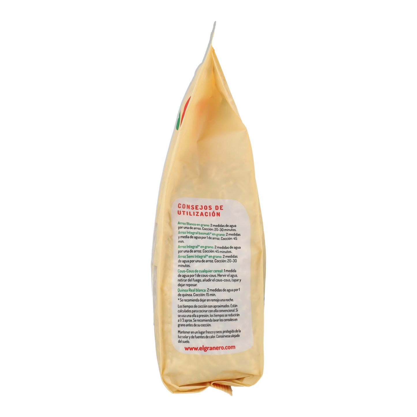 Gezwollen speltbiomeel El Granero, 100 g