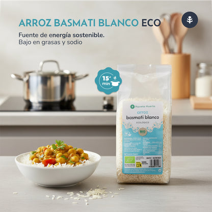 White Basmati Rice ECO Planeta Huerto 2,5 kg