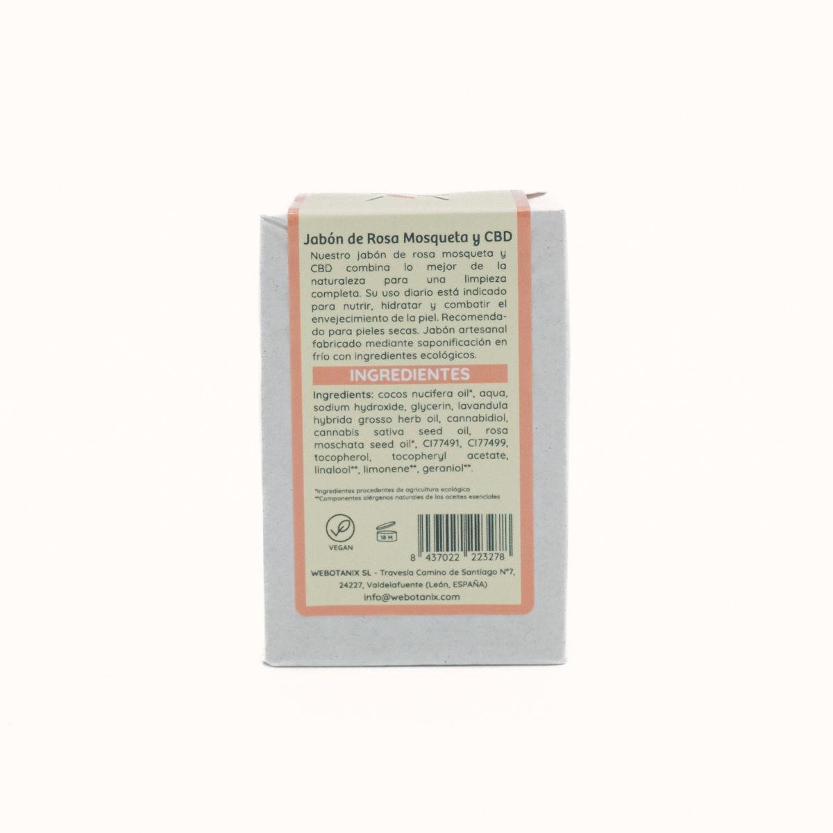 WeBotanix Jabón sólido CBD Bio 100 g