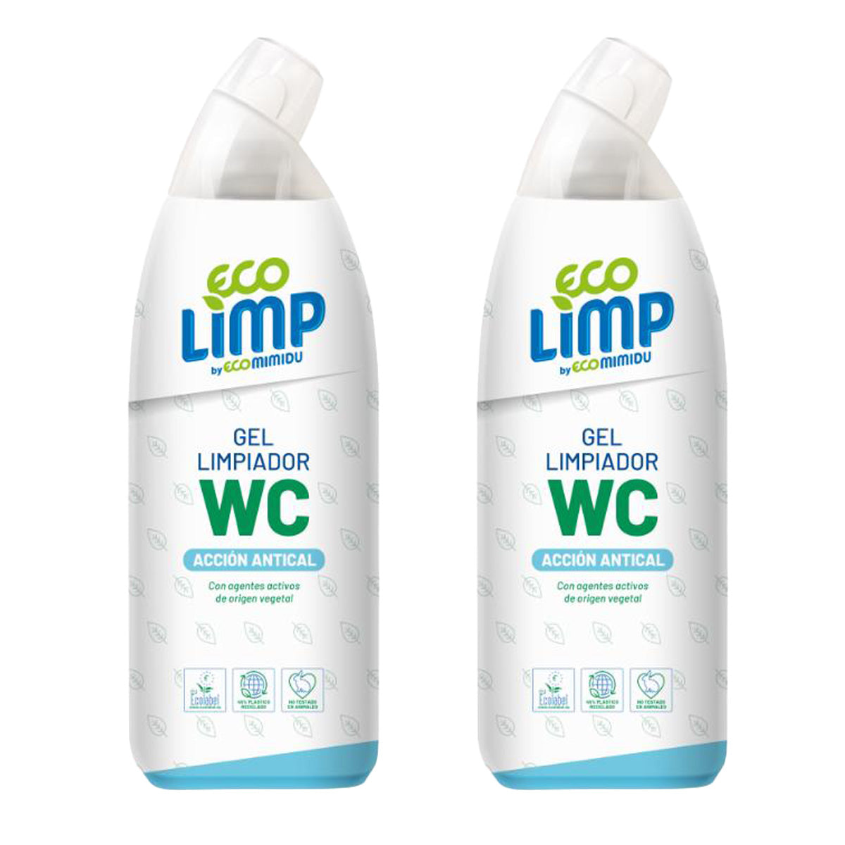 Confezione da 2 gel detergenti per WC Eco Mimidu 750 ml