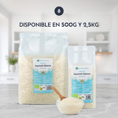 Weißer Basmati-Reis ECO Planeta Huerto 500 g