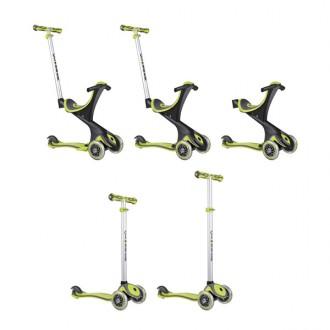 Trottinette convertible Evo Comfort 5 en 1 verte Globber