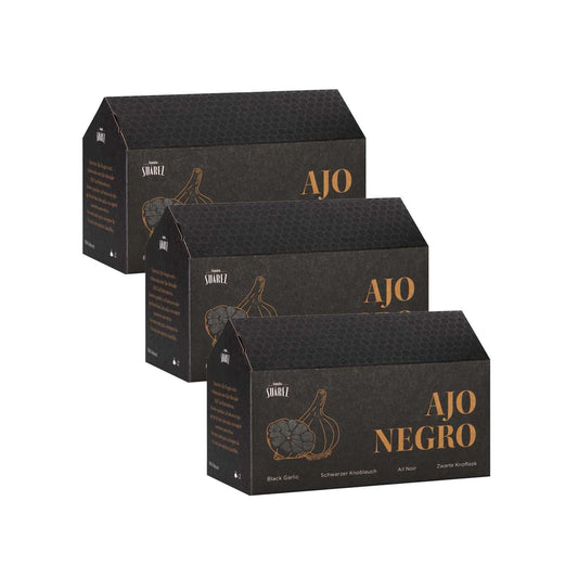 Pack 3x Ail noir des Pedroñeras IGP (2 têtes)