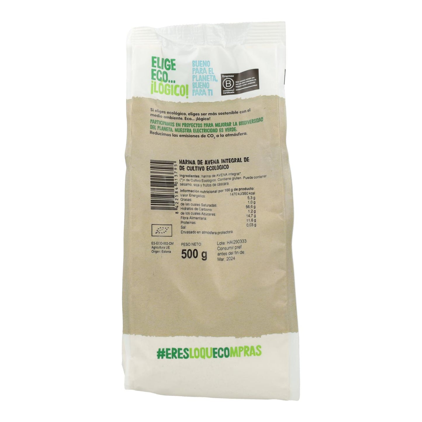 Farina d'avena integrale Bio Ecocesta 500 g