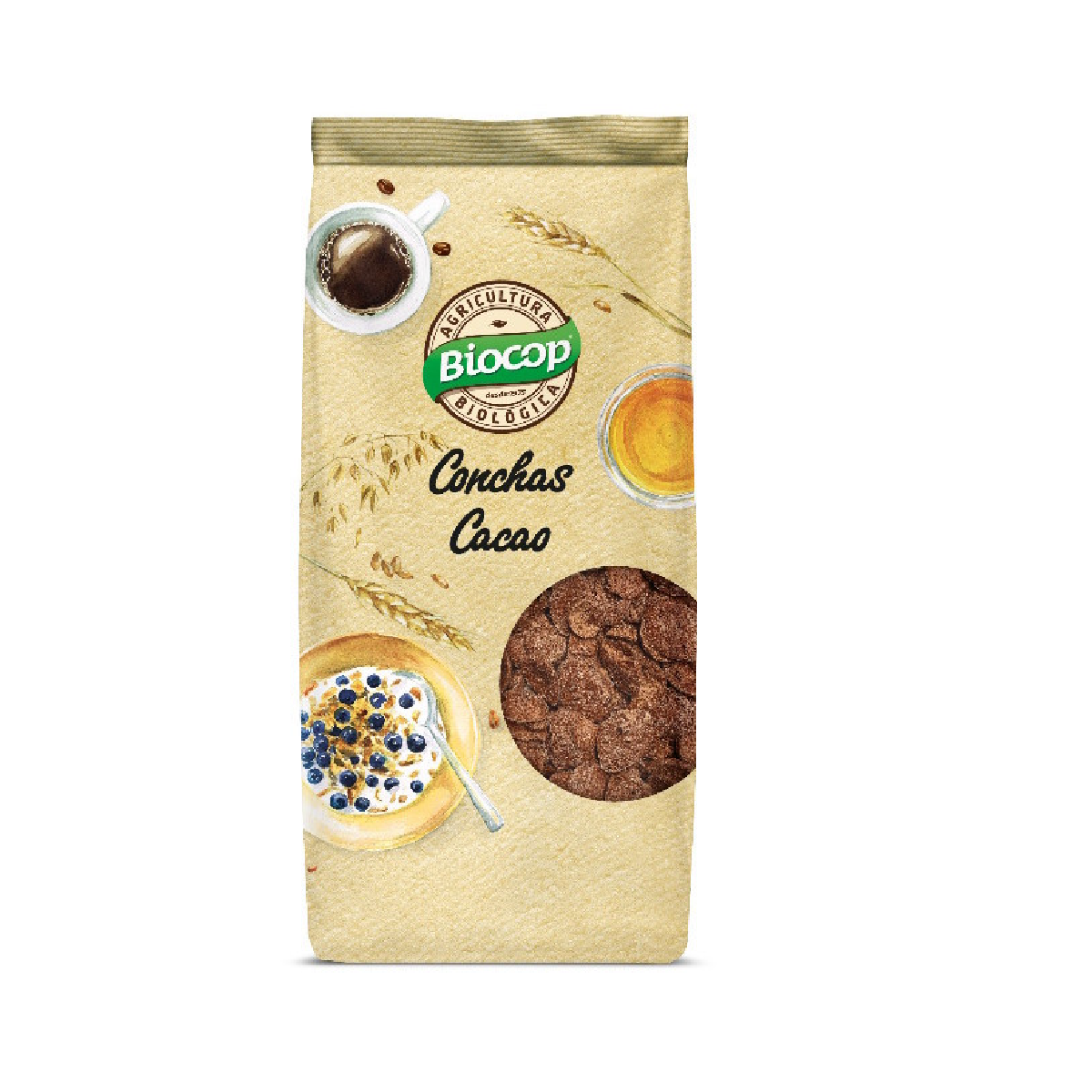 Krispiga chokladflingor Biocop 250 g