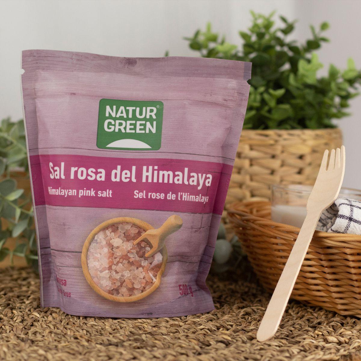 Sale rosa dell'Himalaya grosso Naturgreen 500 g