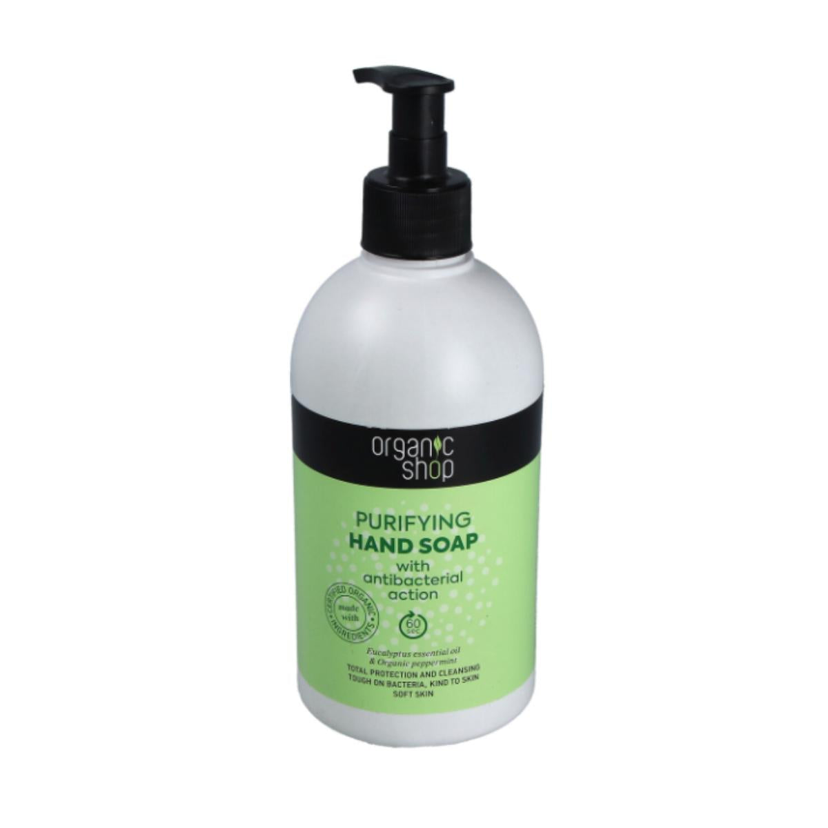 Purifying Hand Soap with Sanitising Action, Organic Shop 500 ml