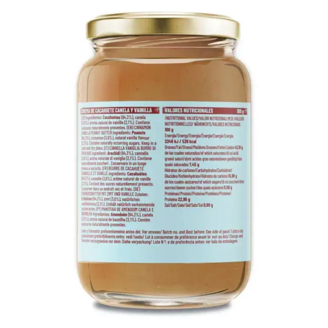 Erdnusscreme Zimt und Vanille Natruly 500 g