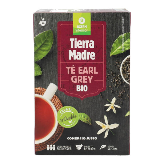 Té negro earl grey Comercio Justo bio  Tierra Madre Oxfam Intermón 40 g