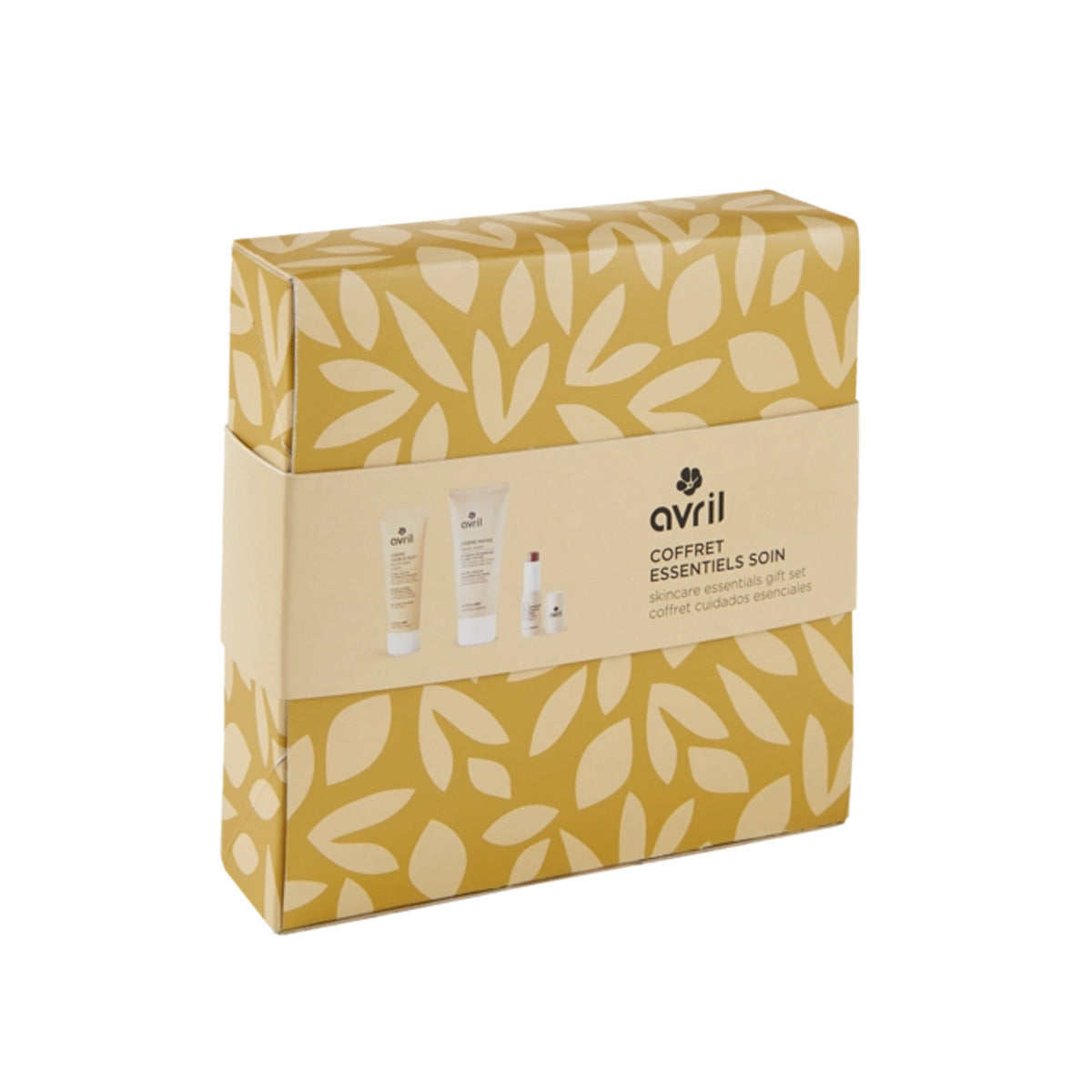 Weihnachtsbox mit Pflegeprodukten von Avril
