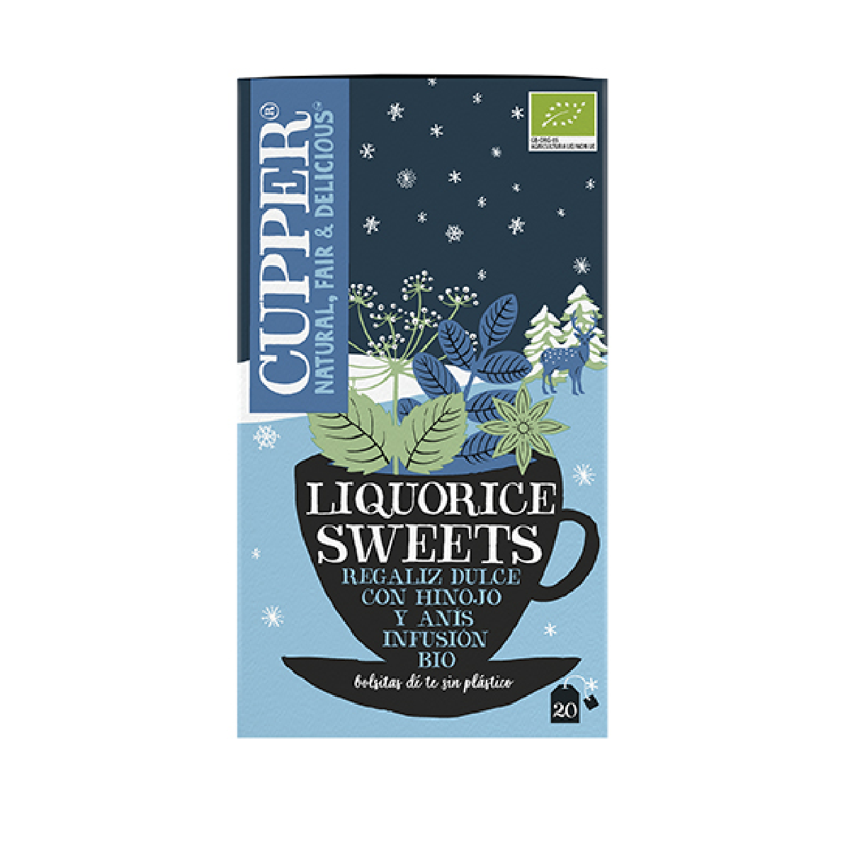 Herbata Winter Liquorice Bio Cupper 20 torebek