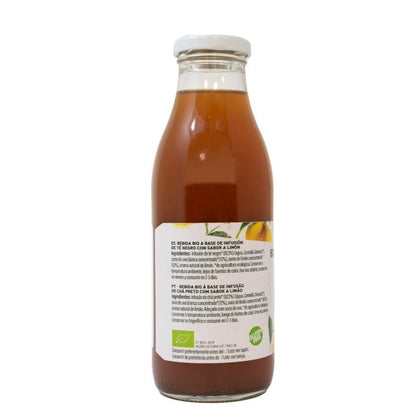 Tè al limone in bottiglia di vetro biologico La Finestra Sul Cielo 500 ml