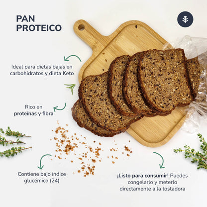Pack 3x Planeta Huerto protein bread 500 g