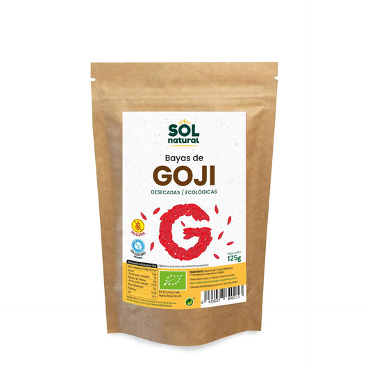 Bacche di goji biologiche Sol Natural 125 g