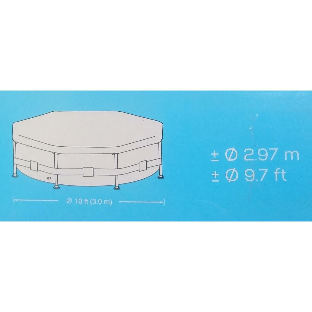 Coperture per piscina con corda di fissaggio per SteelSuper Pool Jilong 300 cm