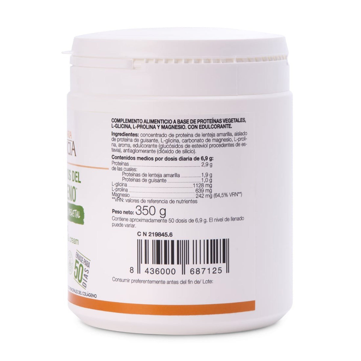 Acides aminés de collagène Saveur Cookies & Cream, Ana María La Justicia, 350 g en poudre